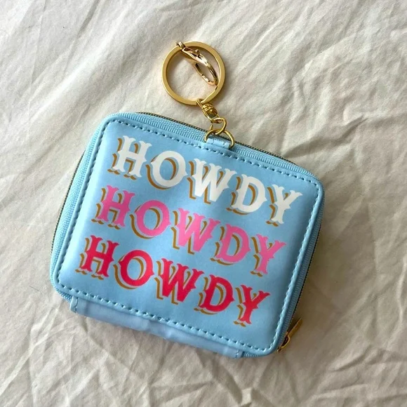 Howdy Howdy Howdy Change Purse Key Chain OS - Picture 2 of 11